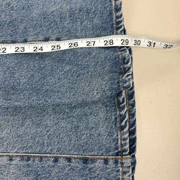 Future Collective Flared Denim Women's Midi Skirt Medium Wash Size: 8 - Picture 8 of 11